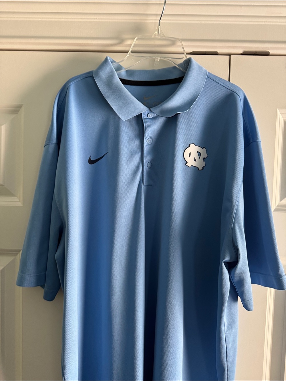 Nike Men’s Carolina Blue Polo with UNC Logo